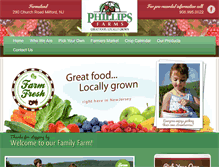 Tablet Screenshot of phillipsfarms.com